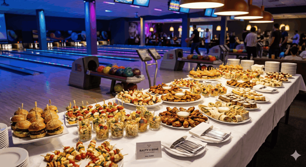 Ukázka jak by mohl váš raut vypadat na bowlingu.